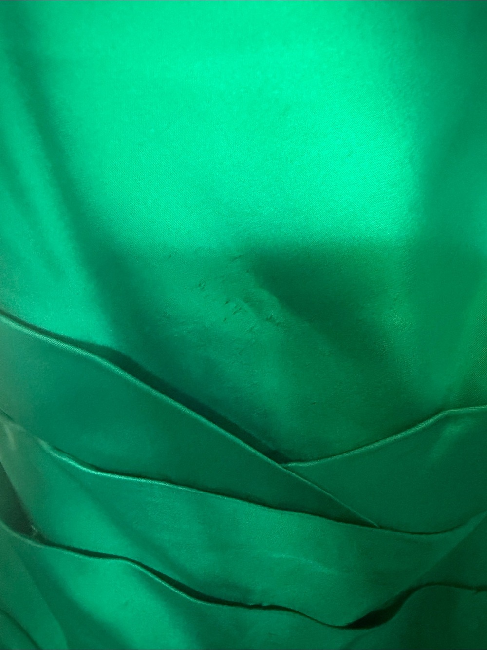 Vintage Emerald Green Strapless A-Line Dress - Picture 8 of 11
